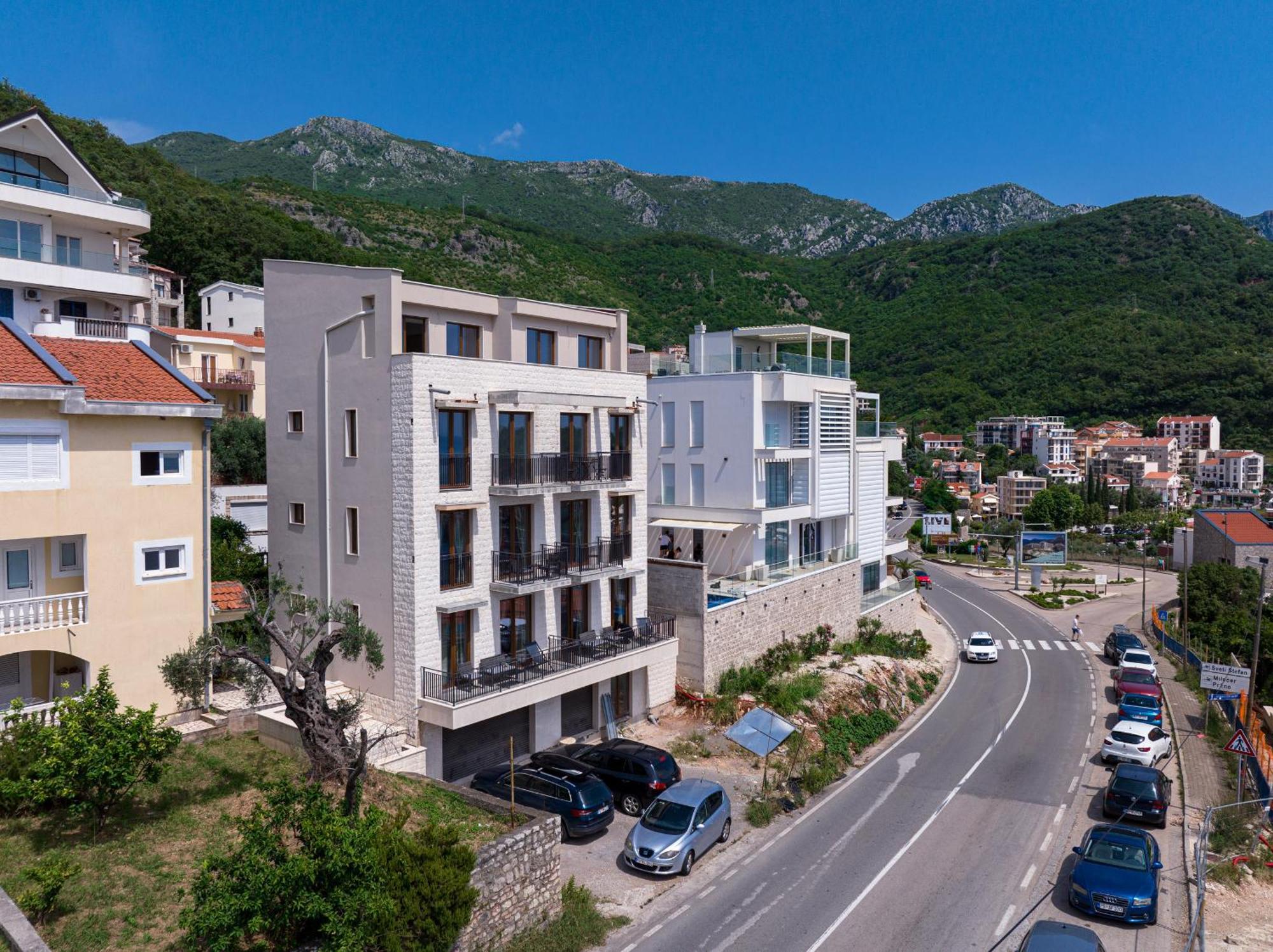 Niki Apartments Przno Sveti Stefan Dış mekan fotoğraf