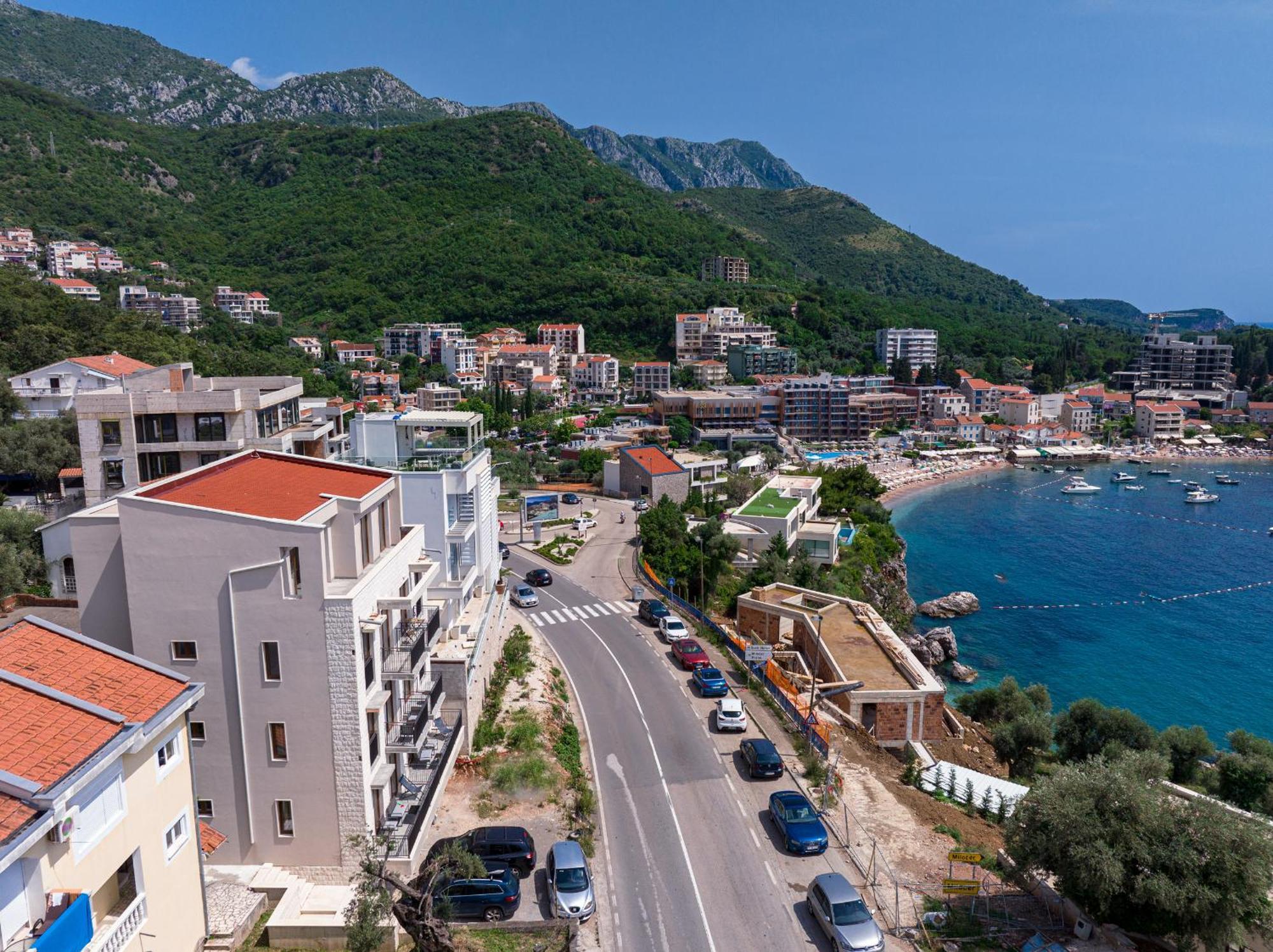 Niki Apartments Przno Sveti Stefan Dış mekan fotoğraf
