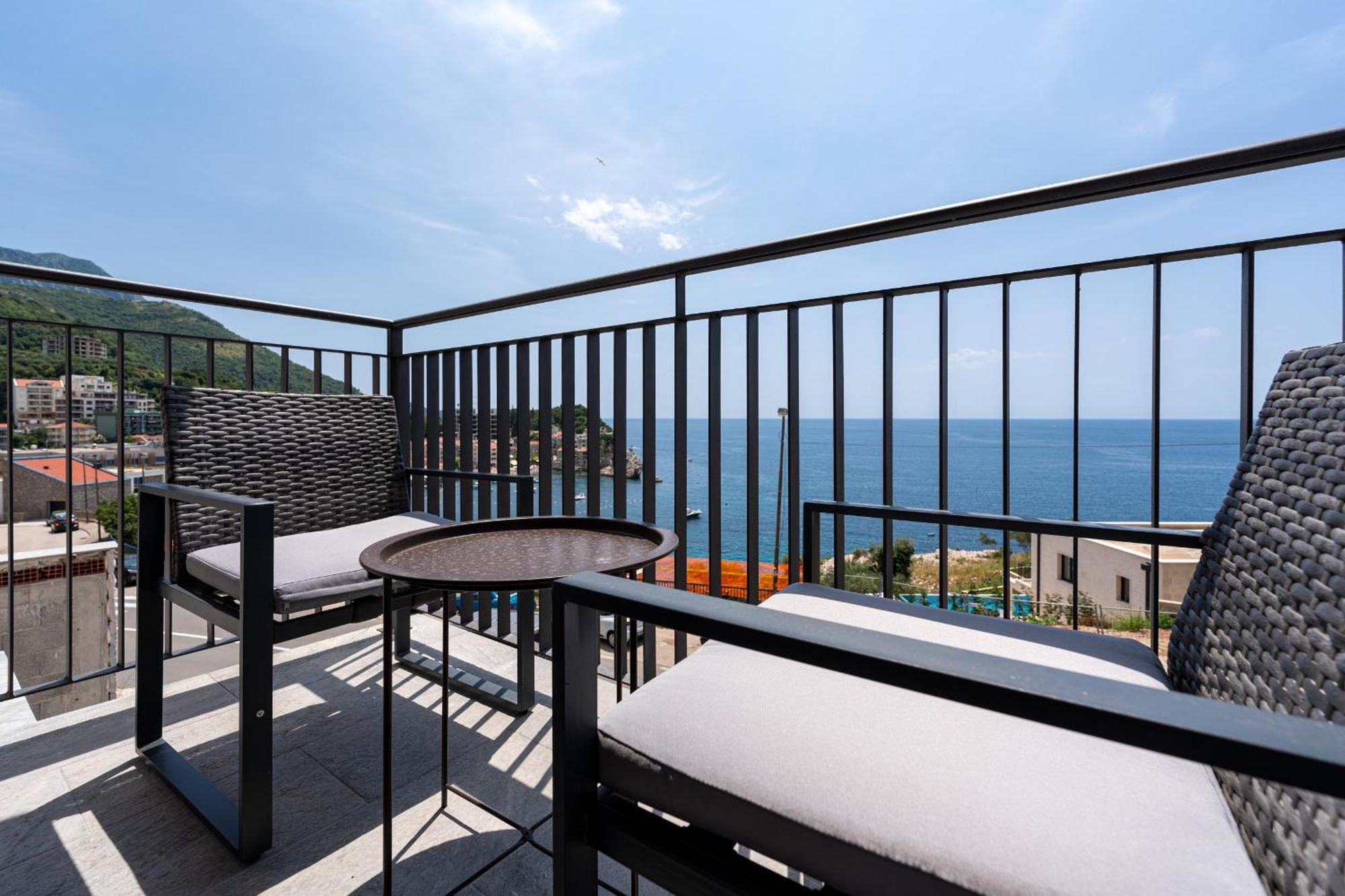 Niki Apartments Przno Sveti Stefan Dış mekan fotoğraf