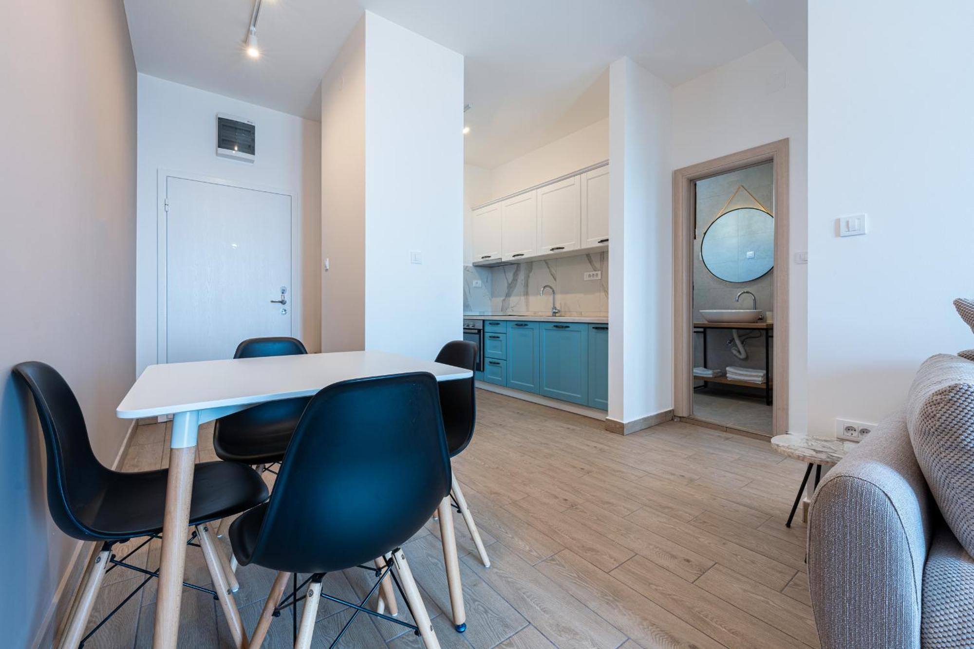 Niki Apartments Przno Sveti Stefan Oda fotoğraf